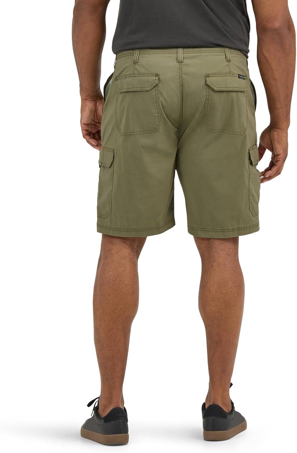 imageLee Mens Big ampamp Tall Extreme Motion Crossroad Cargo ShortOlive Night