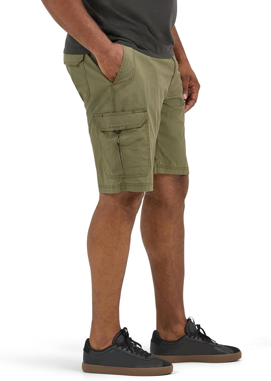 imageLee Mens Big ampamp Tall Extreme Motion Crossroad Cargo ShortOlive Night