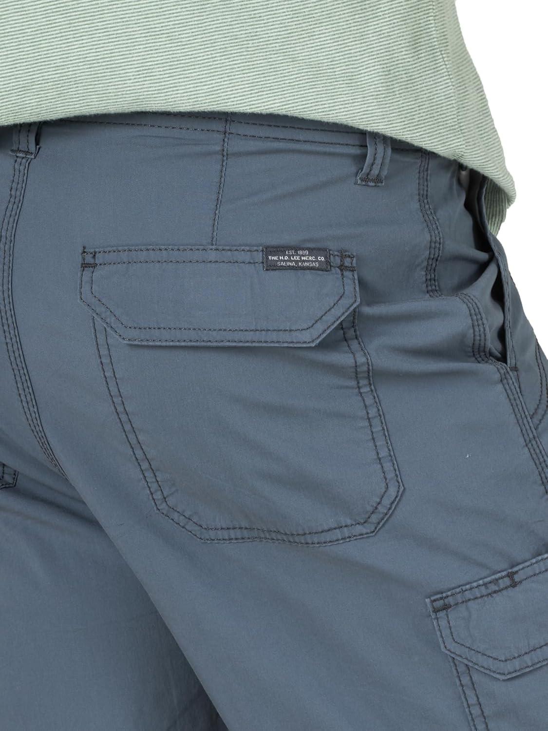 imageLee Mens Big ampamp Tall Extreme Motion Crossroad Cargo ShortSlate