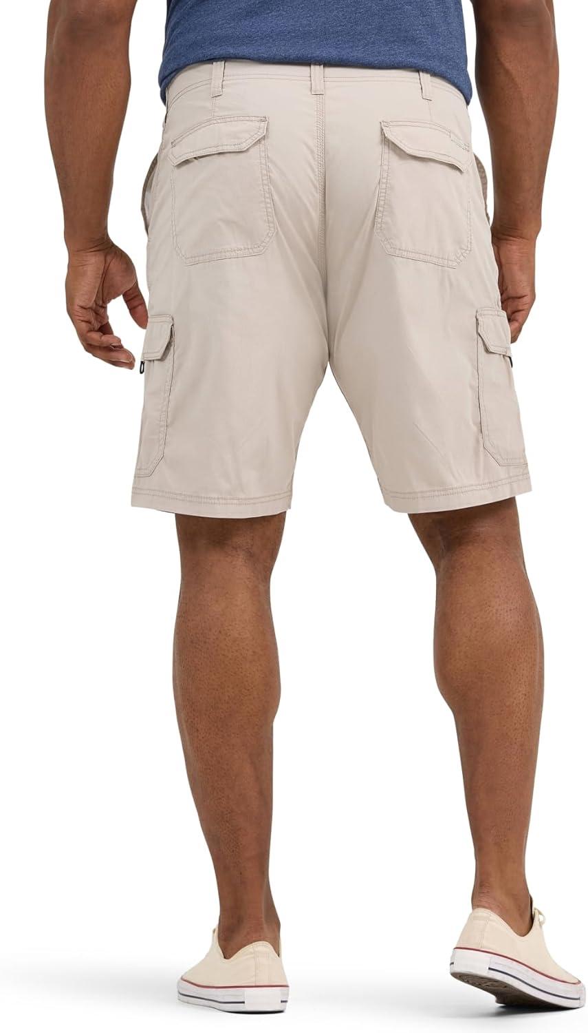 imageLee Mens Big ampamp Tall Extreme Motion Crossroad Cargo ShortStone