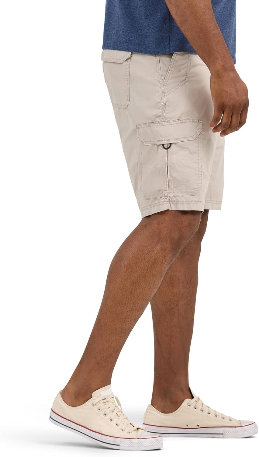imageLee Mens Big ampamp Tall Extreme Motion Crossroad Cargo ShortStone