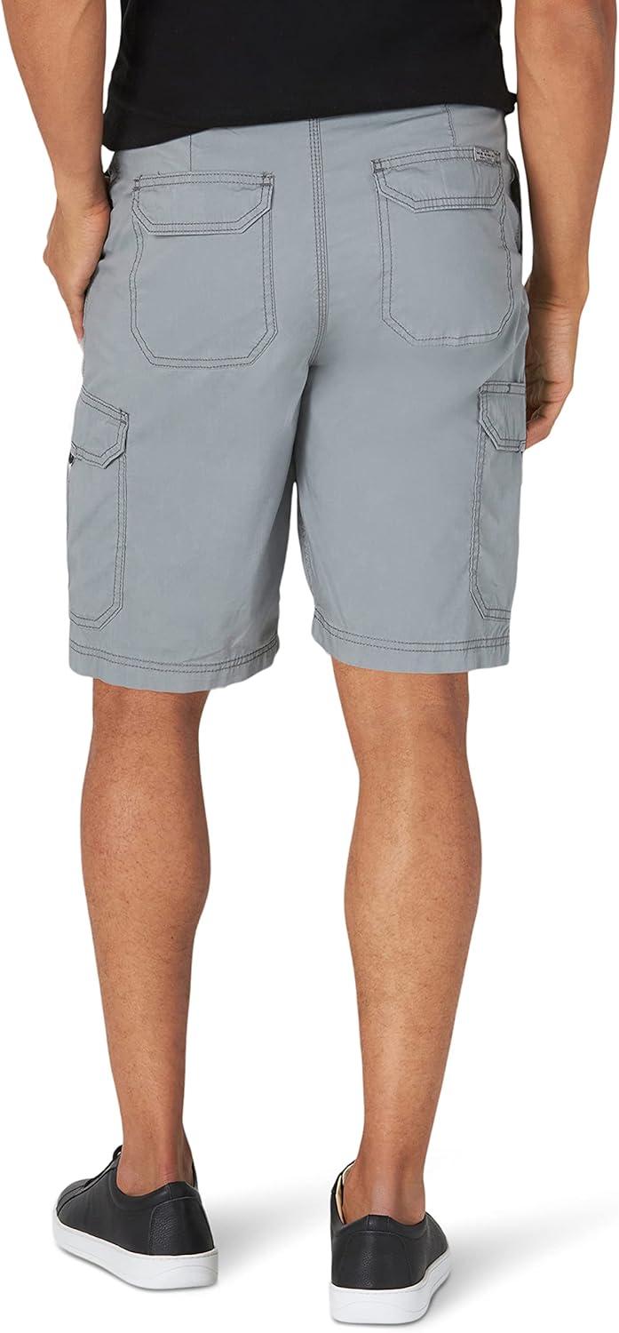 imageLee Mens Big ampamp Tall Extreme Motion Crossroad Cargo ShortStorm Gray