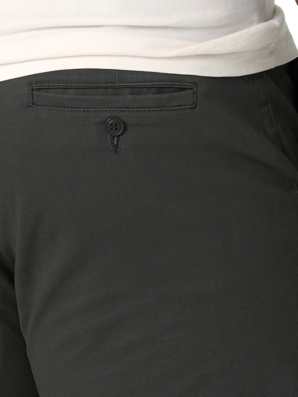 imageLee Mens Big ampamp Tall Extreme Motion Flat Front Regular Straight PantCharcoal