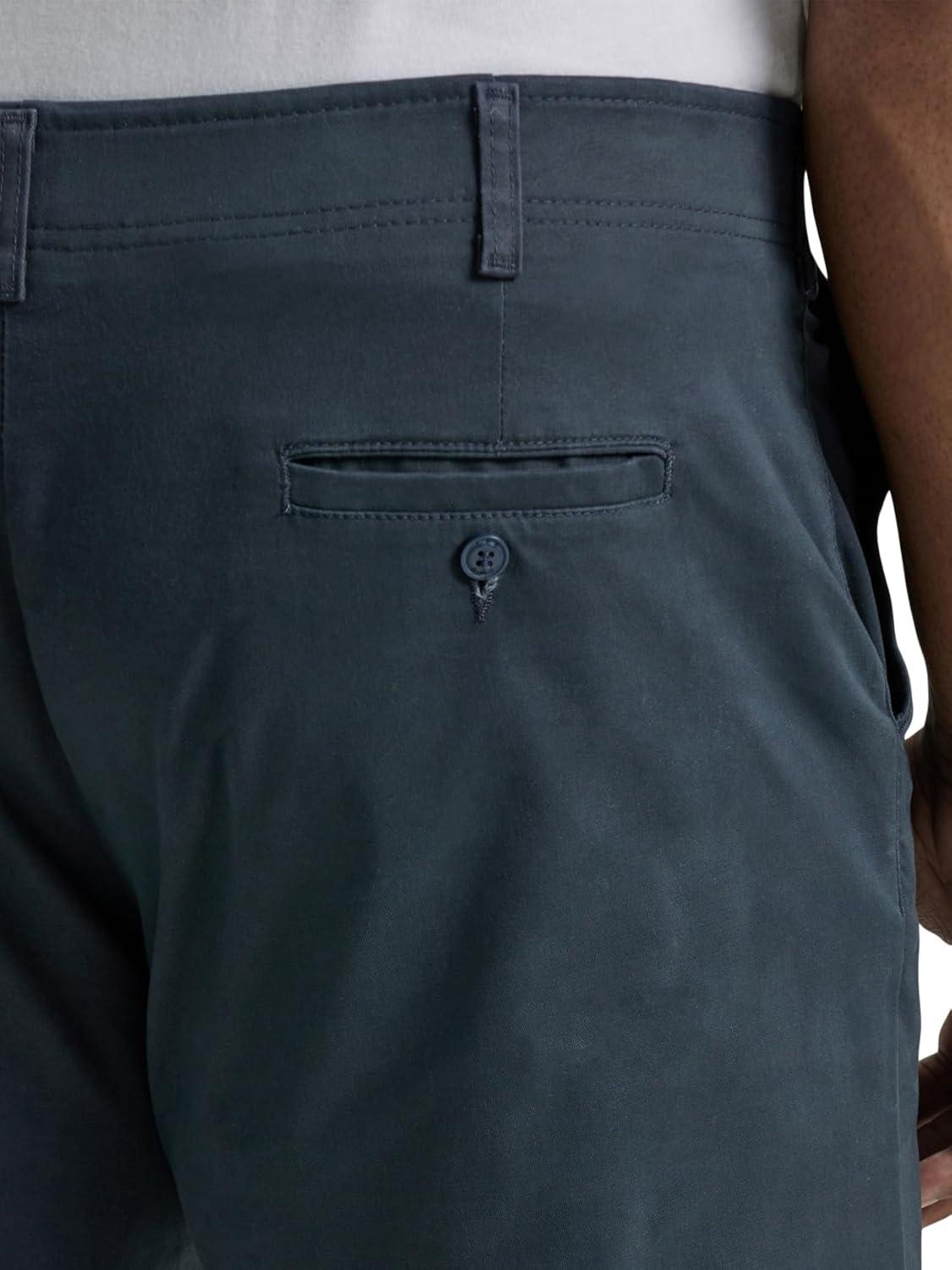 imageLee Mens Big ampamp Tall Extreme Motion Flat Front Regular Straight PantNavy