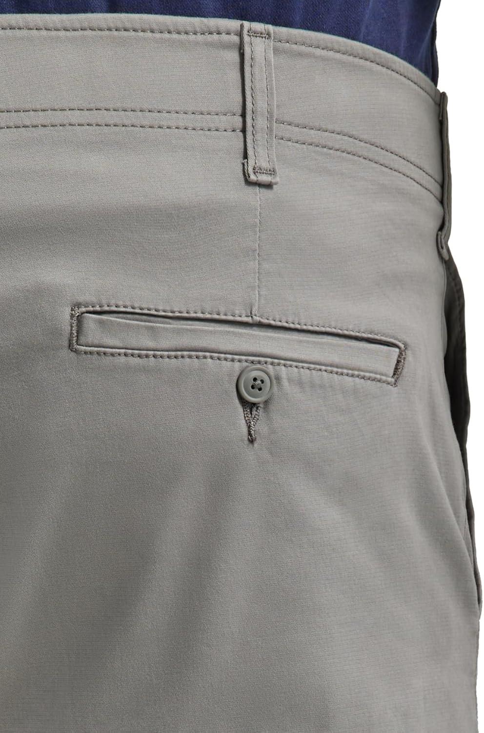 imageLee Mens Big ampamp Tall Extreme Motion Flat Front ShortIron