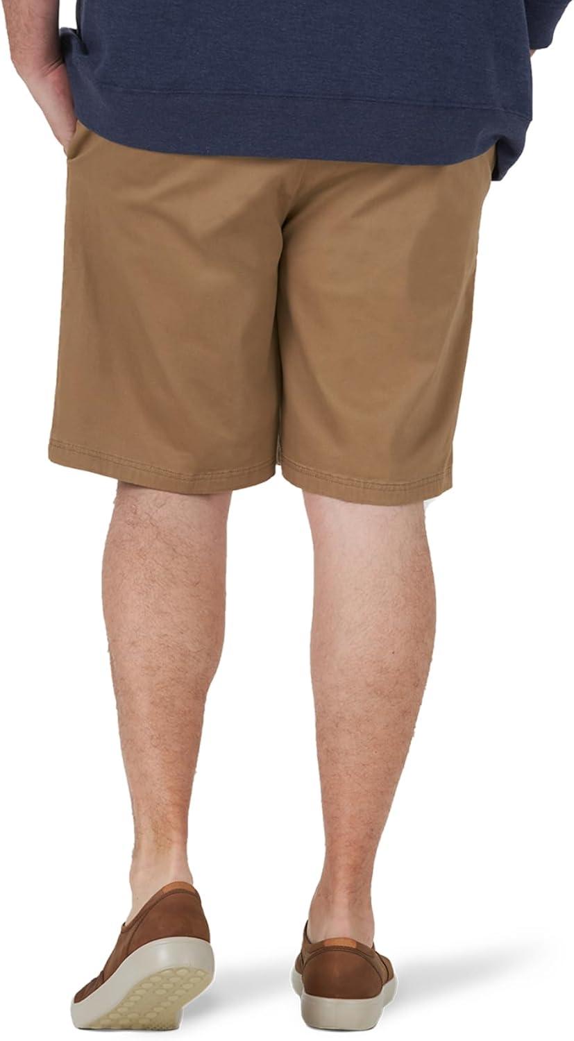 imageLee Mens Big ampamp Tall Extreme Motion Flat Front ShortOriginal Khaki