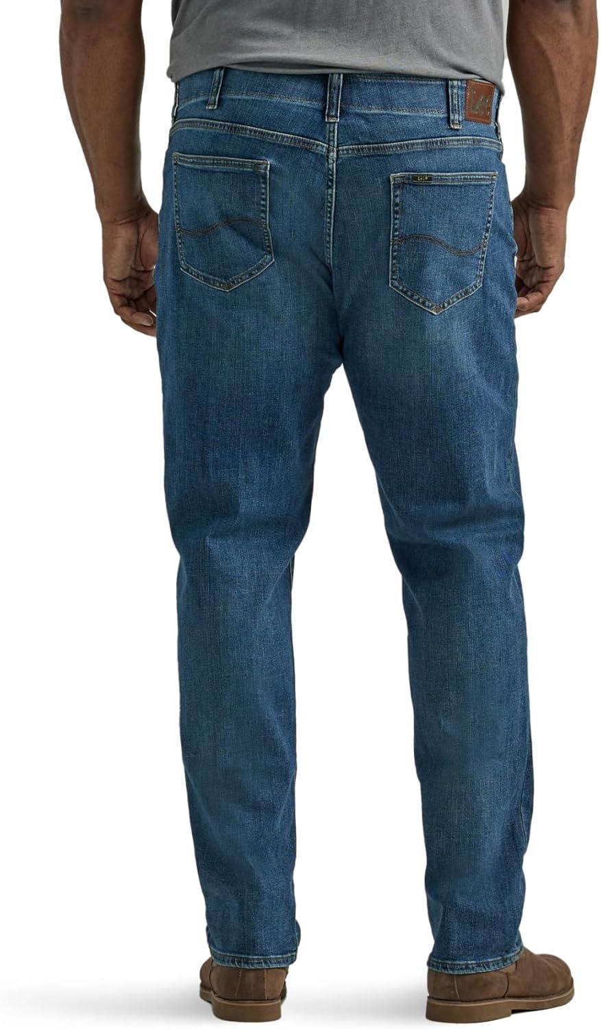 imageLee Mens Big ampamp Tall Extreme Motion Straight Taper JeanMaddox