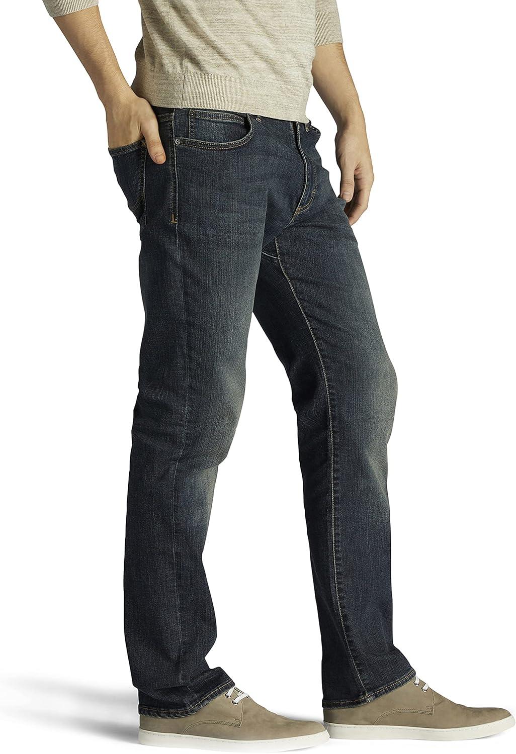 imageLee Mens Big ampamp Tall Extreme Motion Straight Taper JeanMaverick
