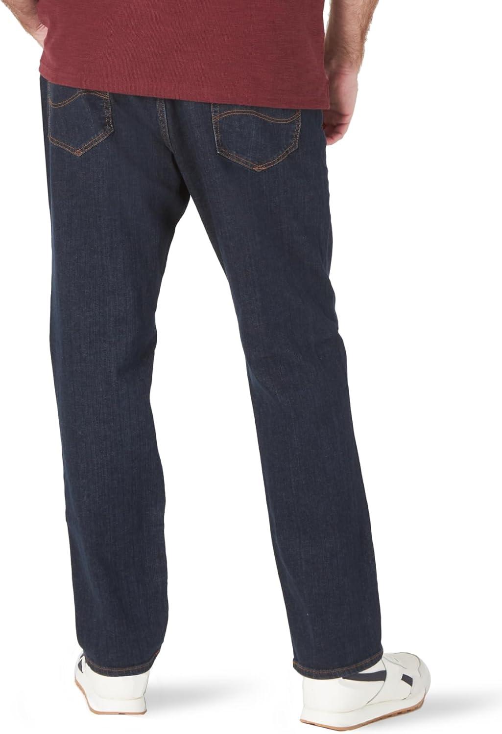 imageLee Mens Big ampamp Tall Extreme Motion Straight Taper JeanNight Owl