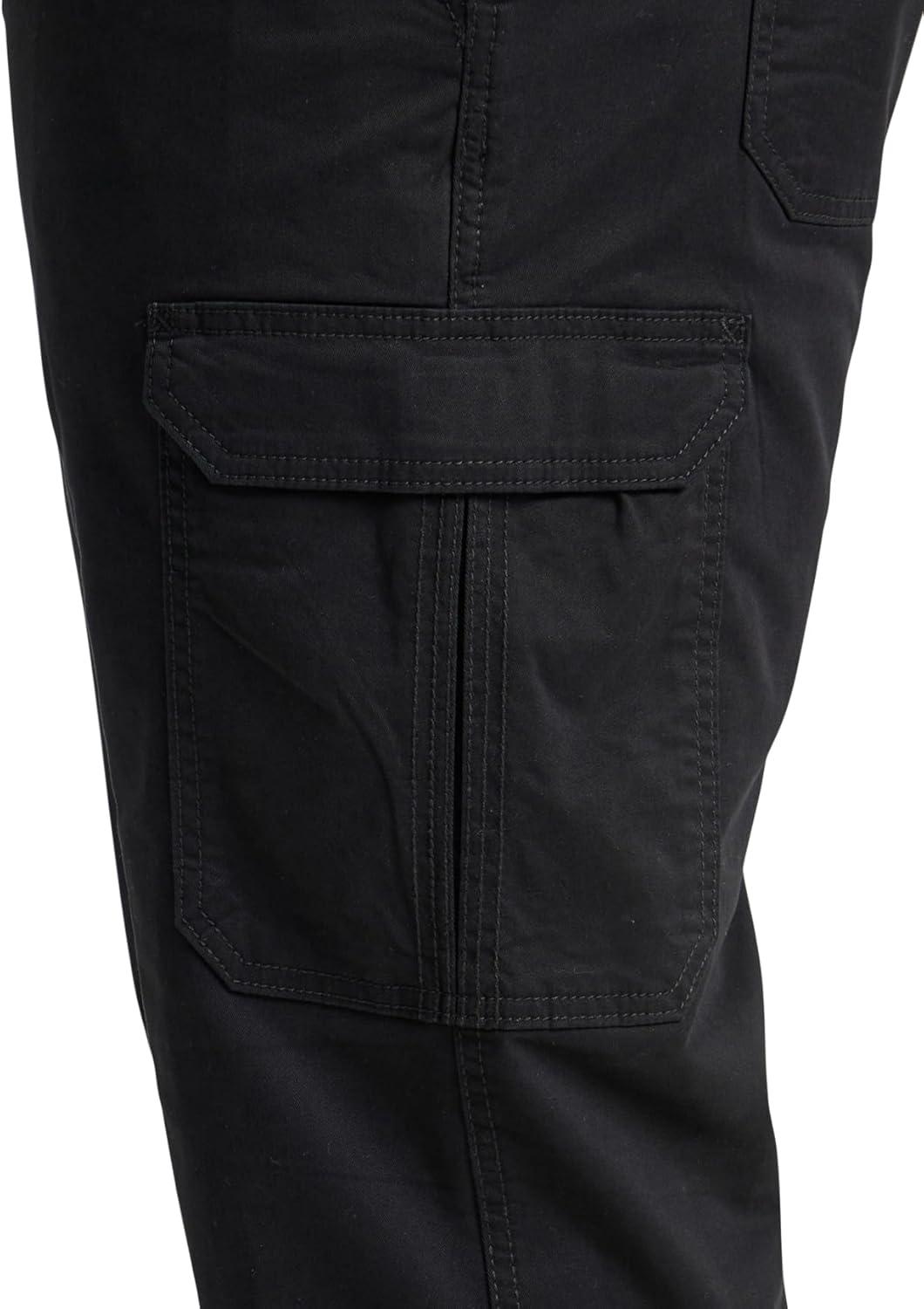 imageLee Mens Big ampamp Tall Extreme Motion Twill Cargo PantBlack
