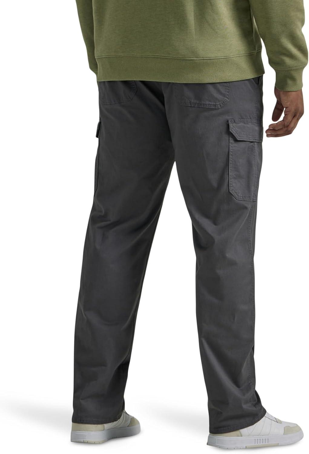 imageLee Mens Big ampamp Tall Extreme Motion Twill Cargo PantCharcoal