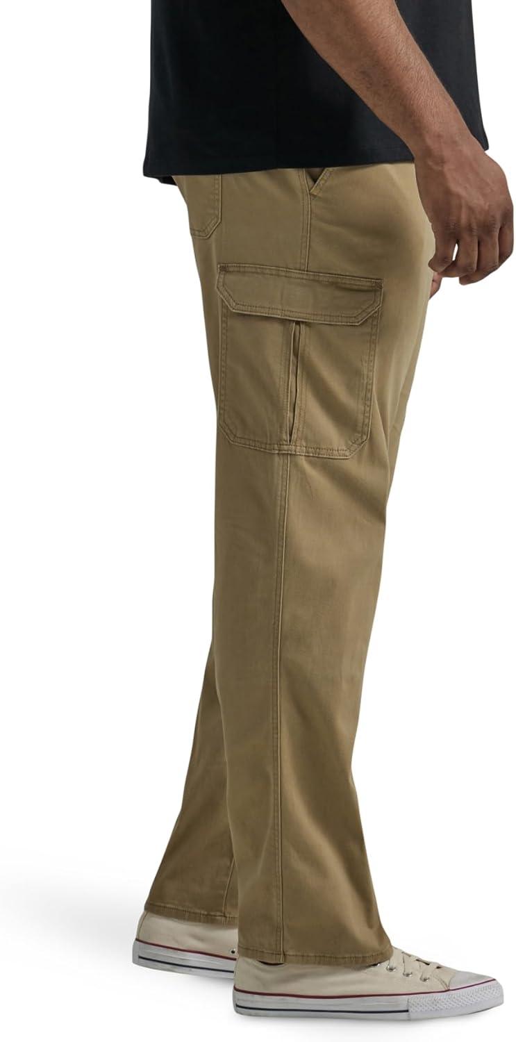 imageLee Mens Big ampamp Tall Extreme Motion Twill Cargo PantOscar Khaki