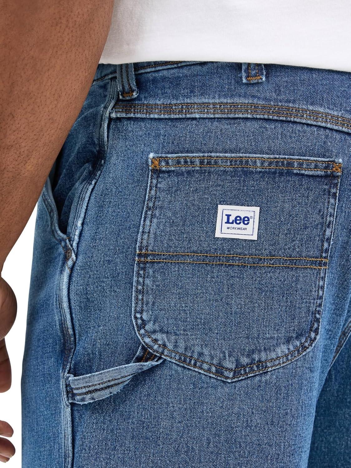 imageLee Mens Big ampamp Tall Legendary Workwear Carpenter ShortMid Dark