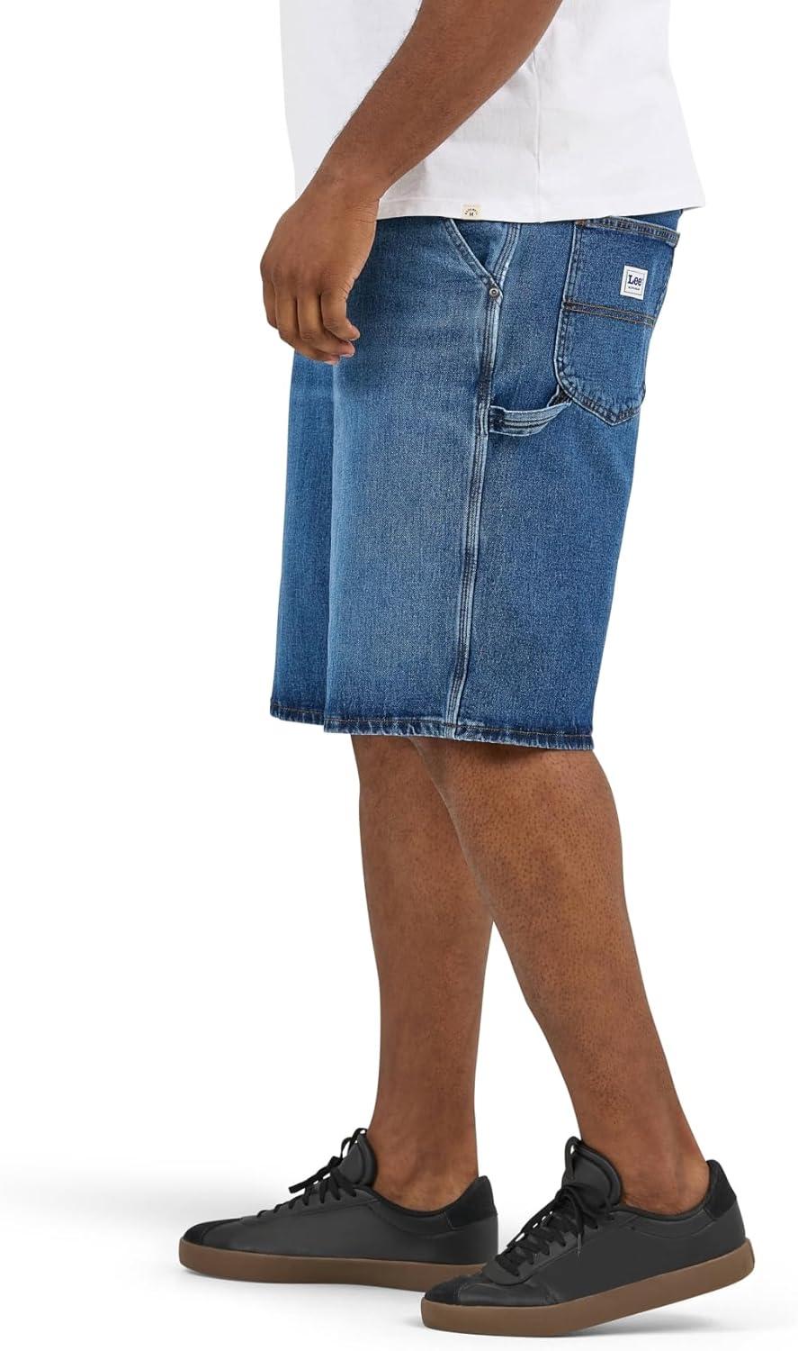 imageLee Mens Big ampamp Tall Legendary Workwear Carpenter ShortMid Dark