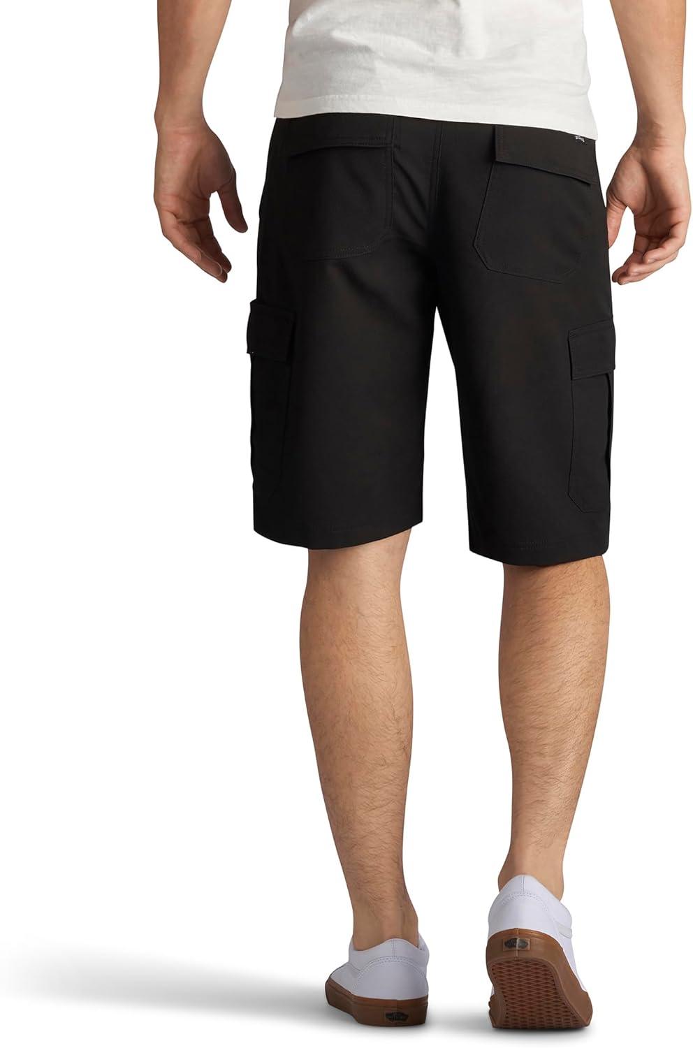 imageLee Mens Big ampamp Tall Performance Cargo ShortBlack