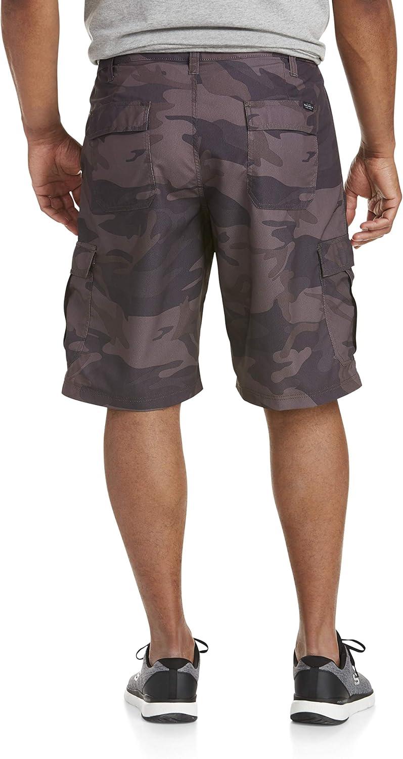 imageLee Mens Big ampamp Tall Performance Cargo ShortSmoke Camo