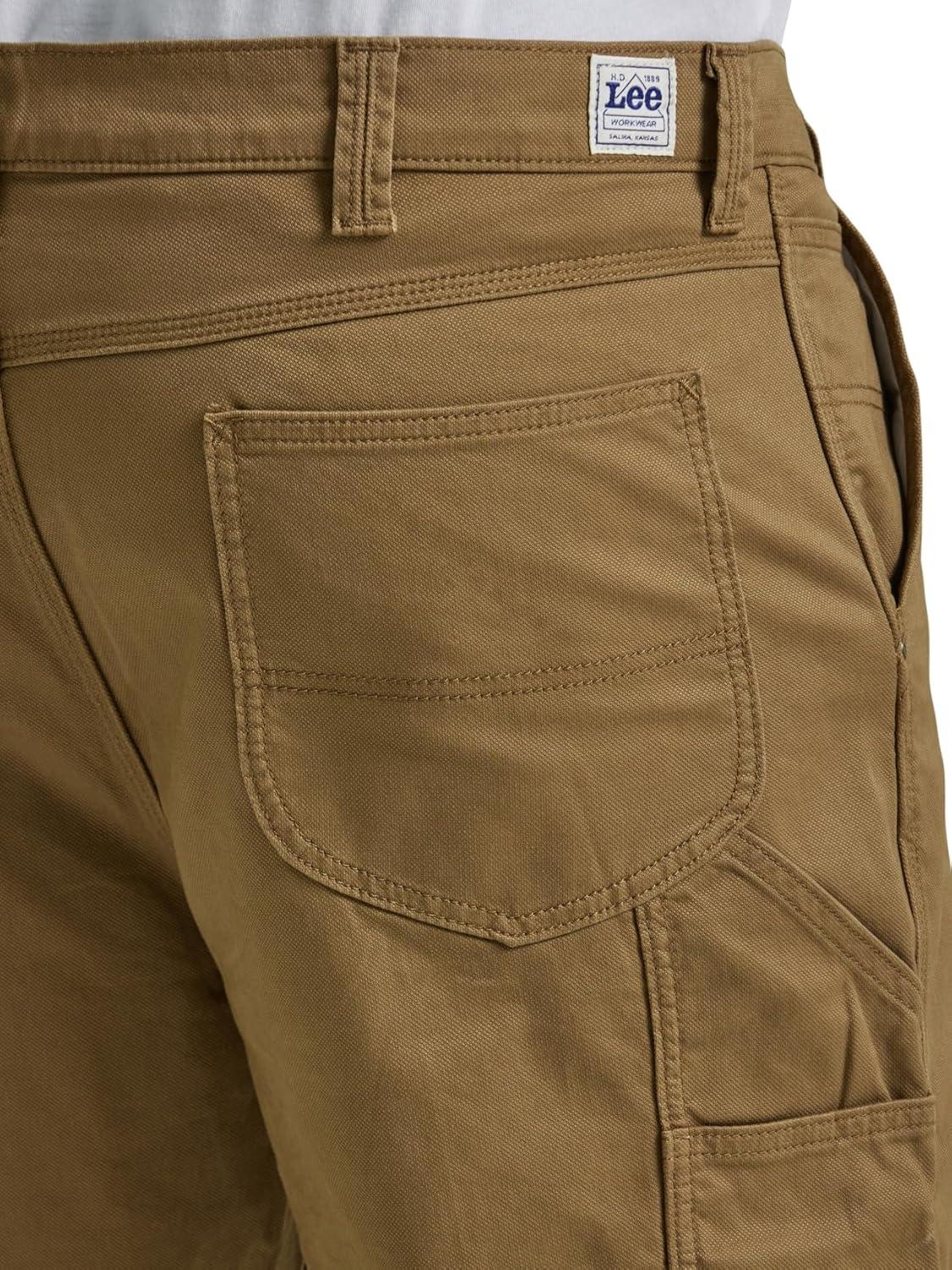 imageLee Mens Big and Tall Legendary Workwear Carpenter JeanDark Khaki