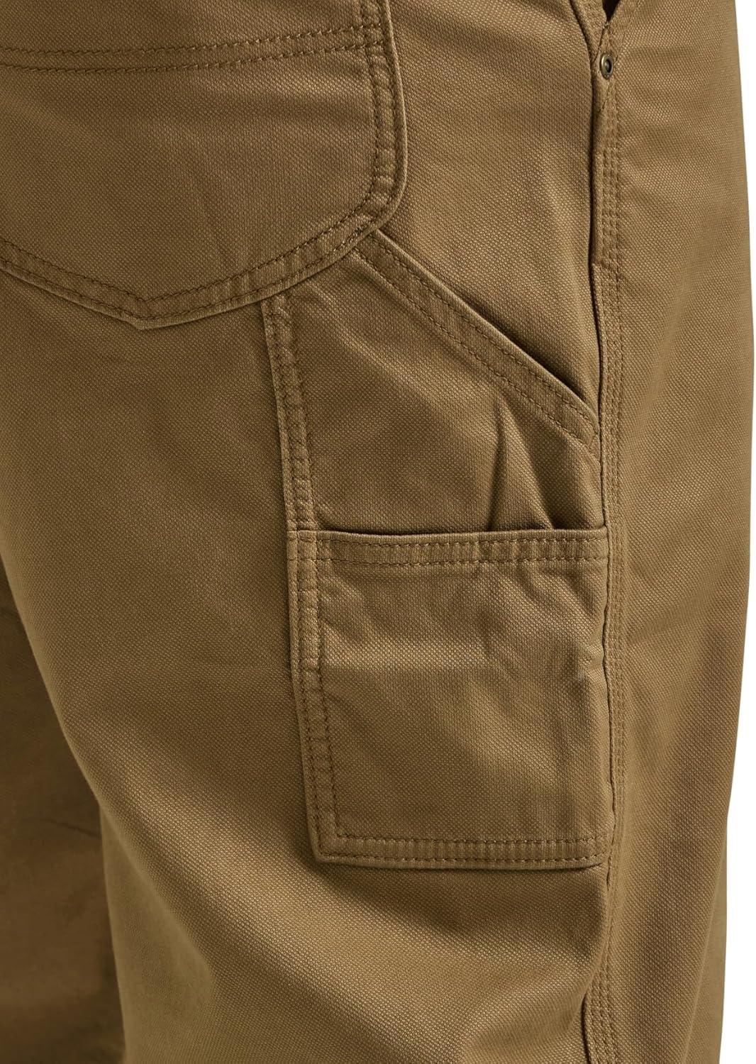 imageLee Mens Big and Tall Legendary Workwear Carpenter JeanDark Khaki