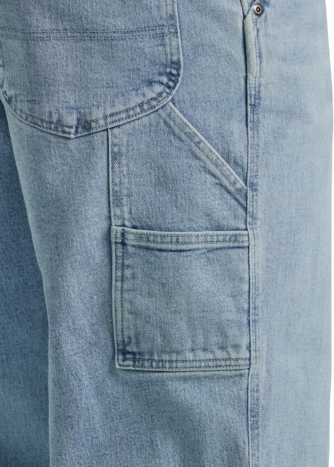 imageLee Mens Big and Tall Legendary Workwear Carpenter JeanUnion Fade
