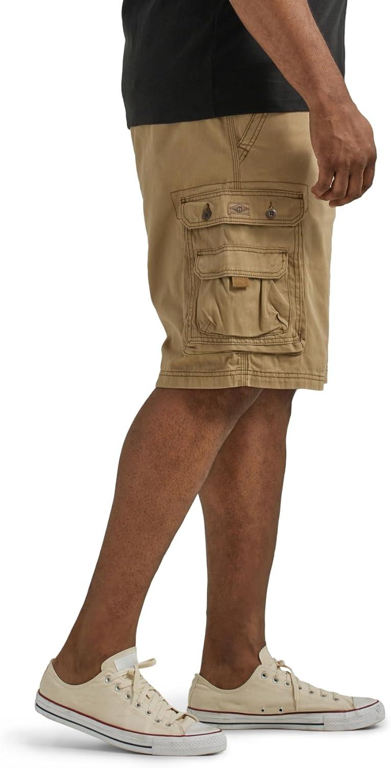 imageLee Mens Big and Tall New Belted Wyoming Cargo ShortWarm Bronze