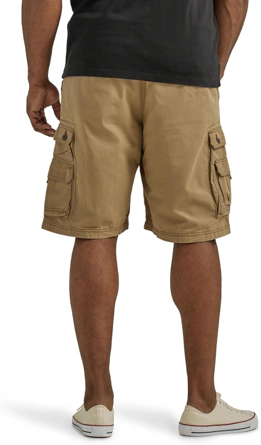 imageLee Mens Big and Tall New Belted Wyoming Cargo ShortWarm Bronze