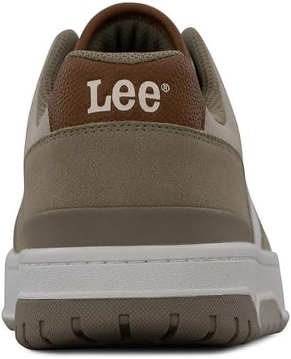 imageLee Mens Cortland SneakerWinter WhitePebbleBritish Tan