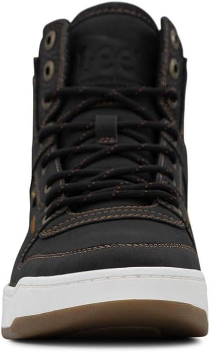 imageLee Mens Daybreaker Hi SneakerBlackBritish Tan