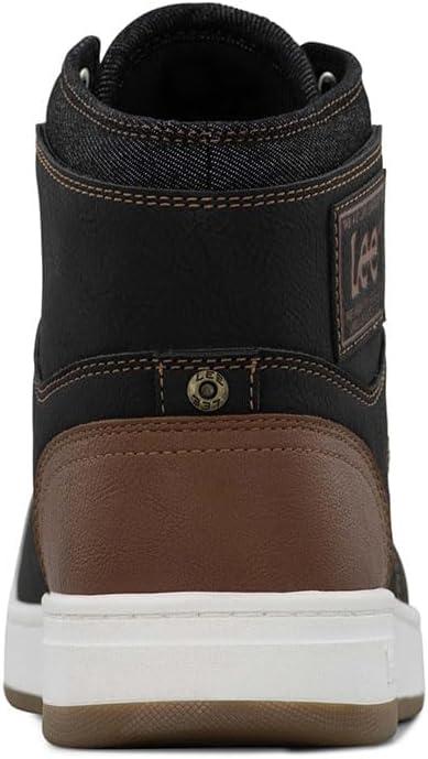 imageLee Mens Daybreaker Hi SneakerBlackBritish Tan