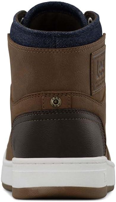 imageLee Mens Daybreaker Hi SneakerBritish TanChocolate