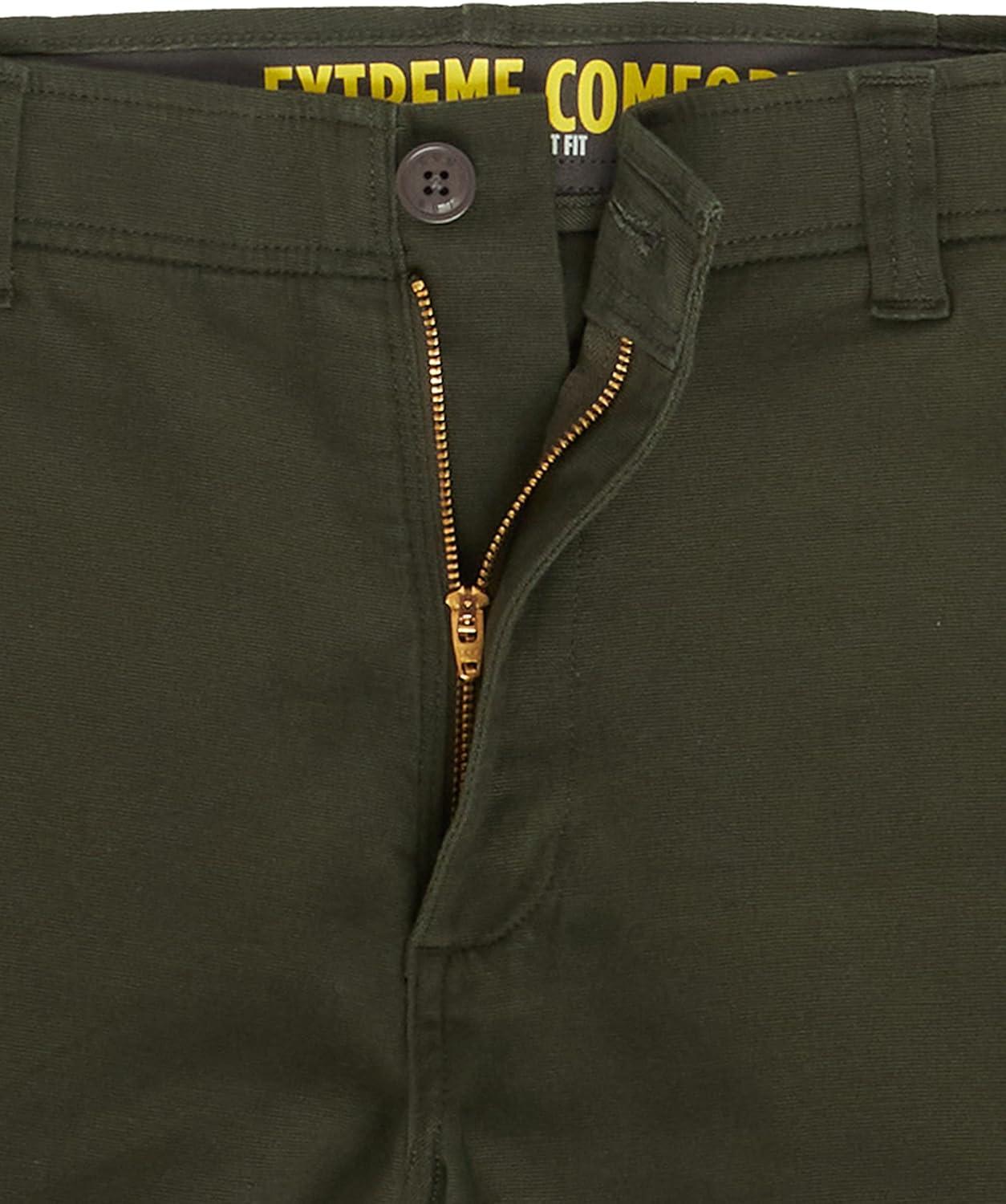 imageLee Mens Extreme Motion Canvas Cargo PantFrontier Olive