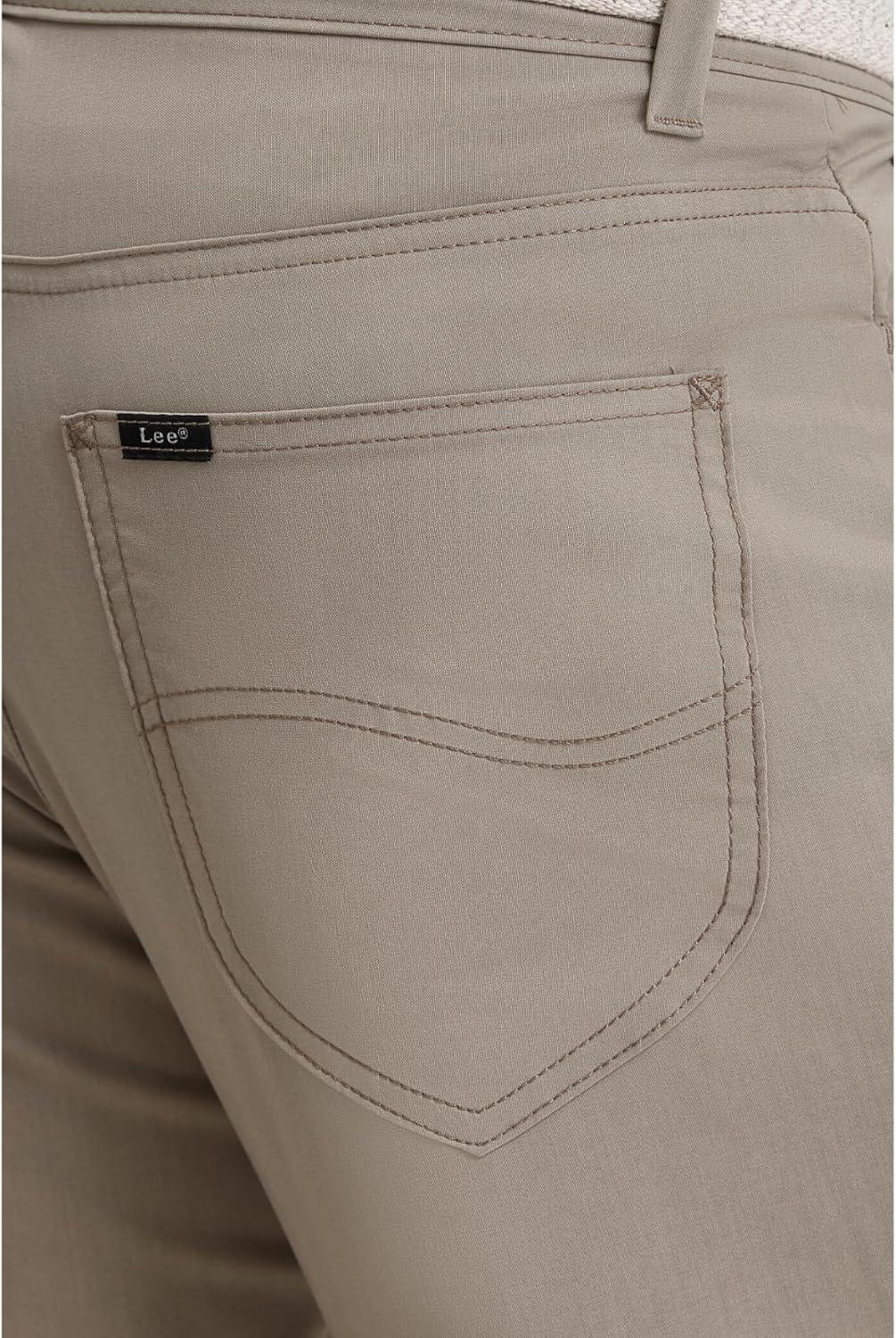 imageLee Mens Golf Series 5Pocket Synthetic Long PantMushroom