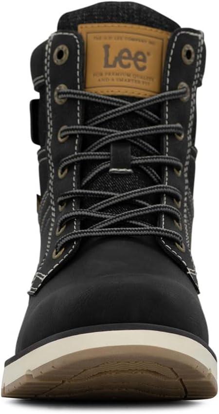 imageLee Mens Hudson Chukka BootBlackBlack Denim