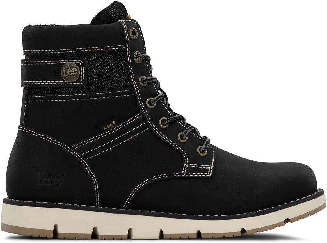 imageLee Mens Hudson Chukka BootBlackBlack Denim