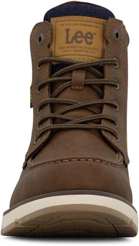 imageLee Mens Waylon Chukka BootBritish TanChocolateNavy Denim