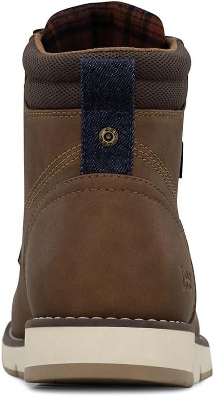 imageLee Mens Waylon Chukka BootBritish TanChocolateNavy Denim