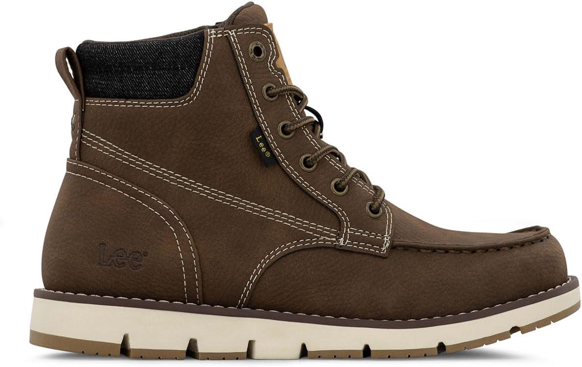 imageLee Mens Waylon Chukka BootCedar WaxBlack Denim