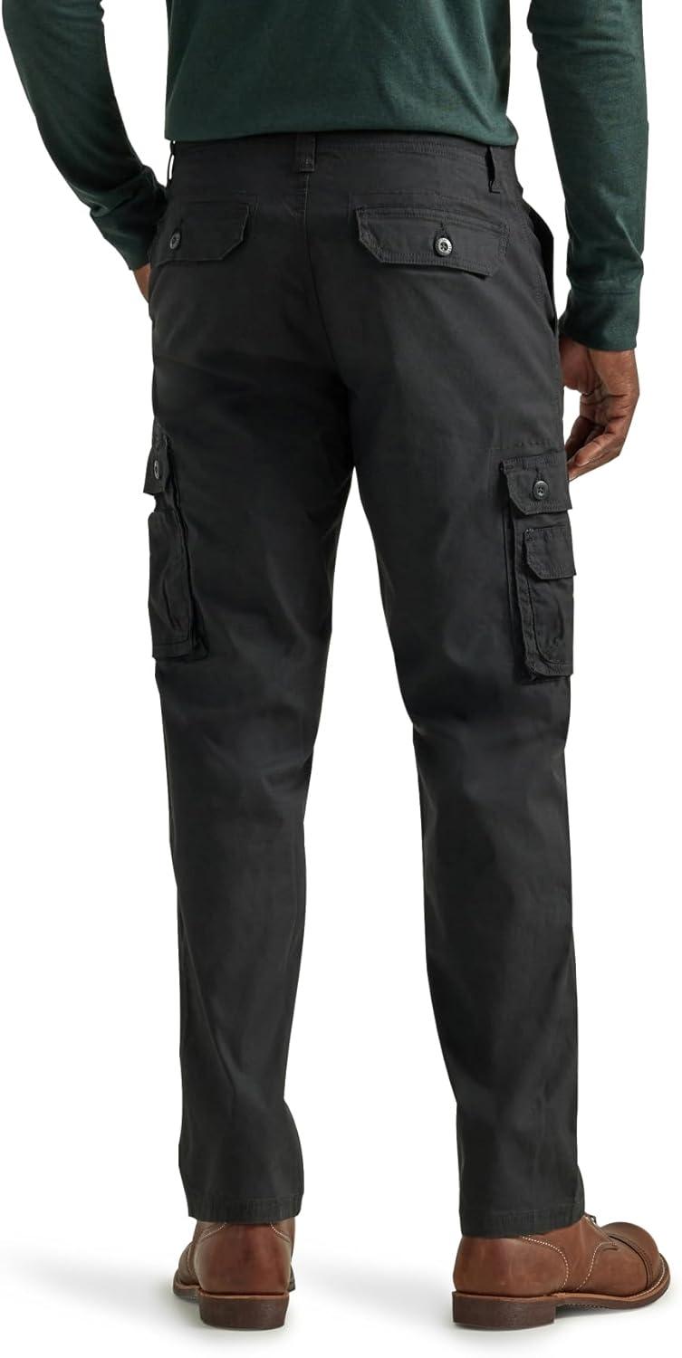 imageLee Mens Wyoming Relaxed Fit Cargo PantBlack Ripstop
