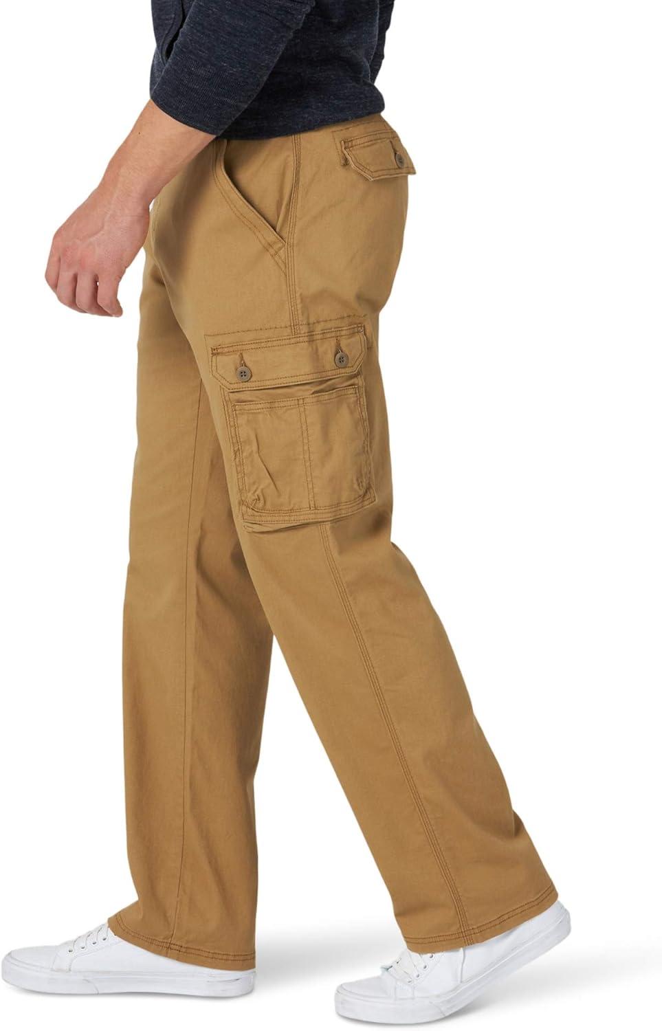 imageLee Mens Wyoming Relaxed Fit Cargo PantBourbon