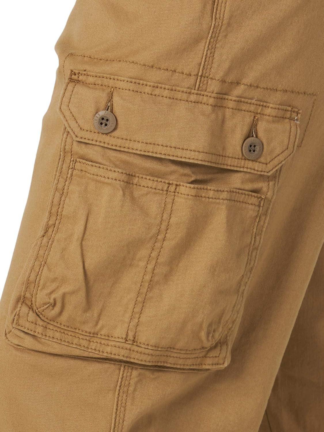 imageLee Mens Wyoming Relaxed Fit Cargo PantBourbon