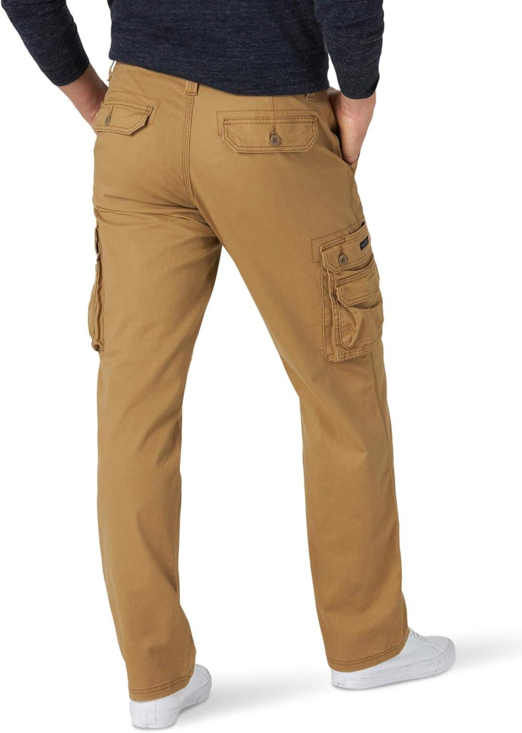 imageLee Mens Wyoming Relaxed Fit Cargo PantBourbon