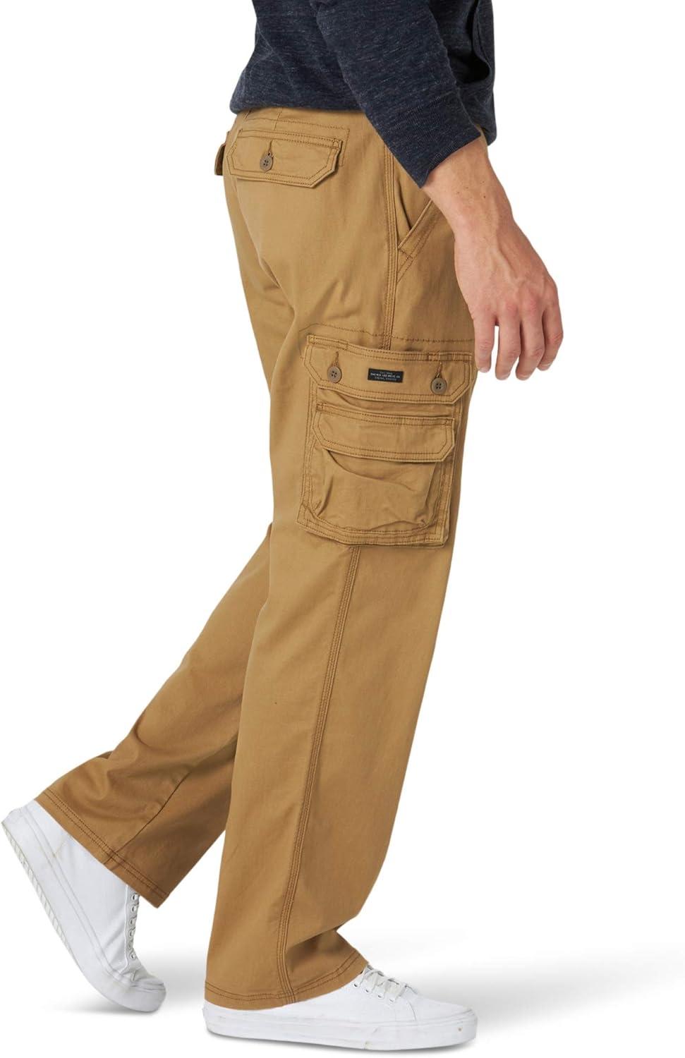imageLee Mens Wyoming Relaxed Fit Cargo PantBourbon