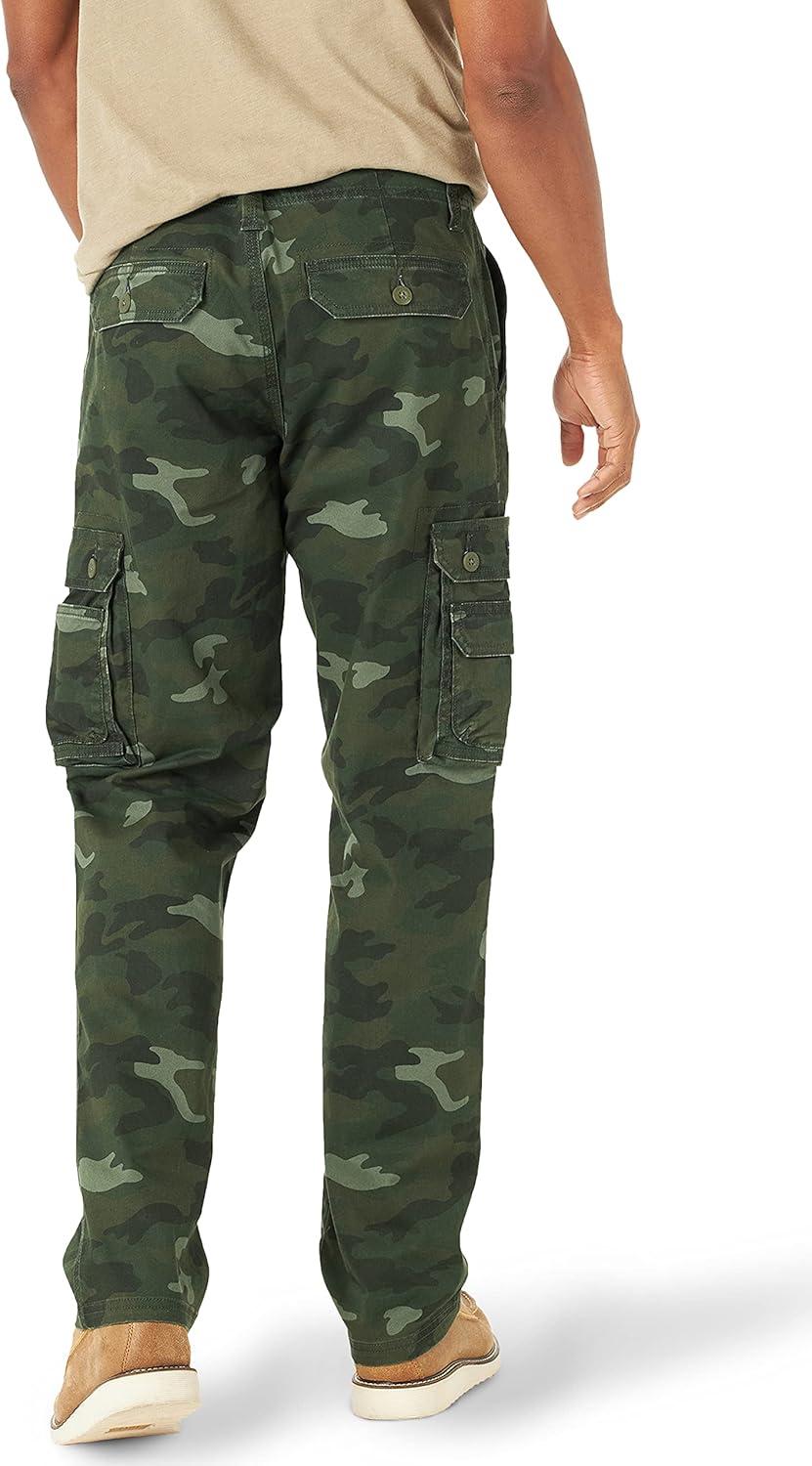 imageLee Mens Wyoming Relaxed Fit Cargo PantGreen Camo