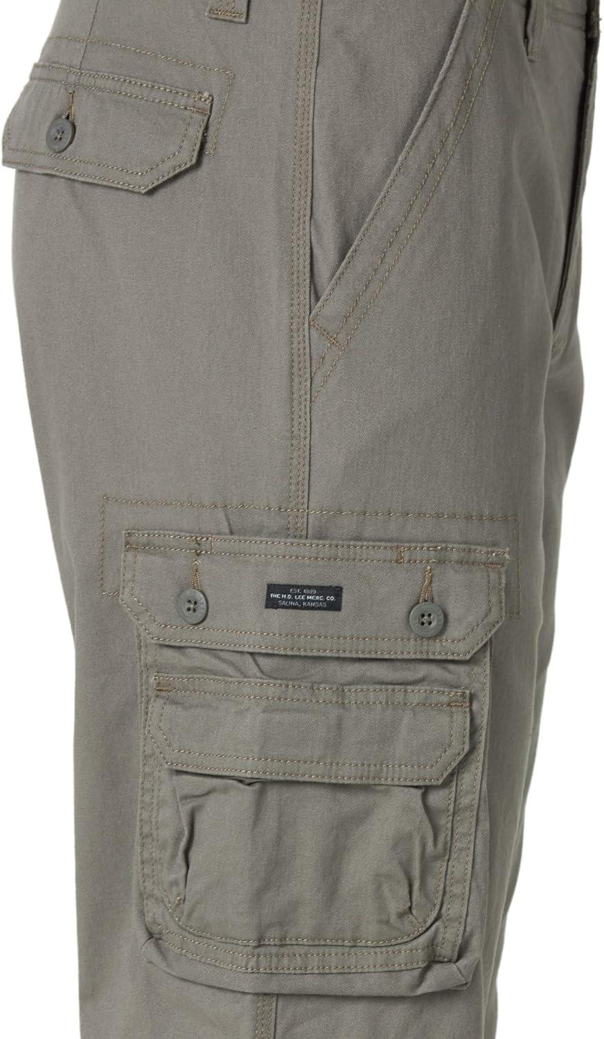 imageLee Mens Wyoming Relaxed Fit Cargo PantSagebrush