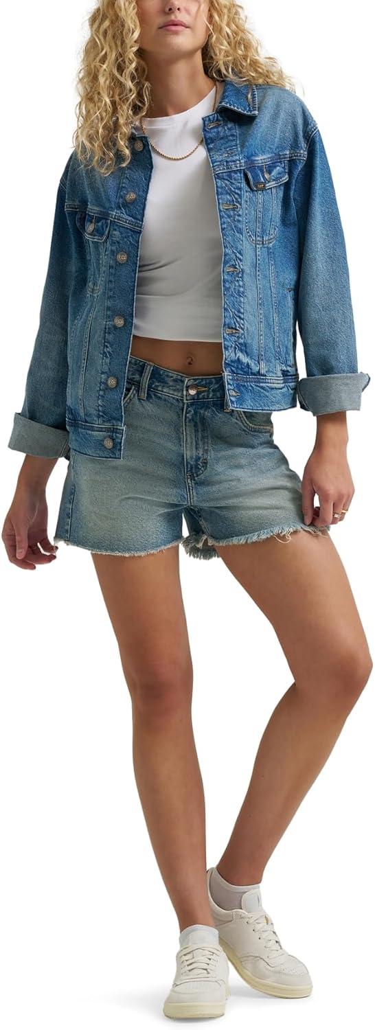 imageLee Womens 3quot Cut Off ShortBurn Bright