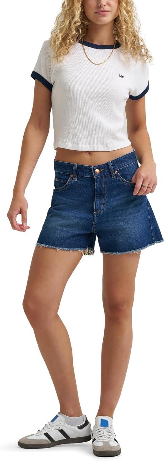 imageLee Womens 3quot Cut Off ShortInto the Void
