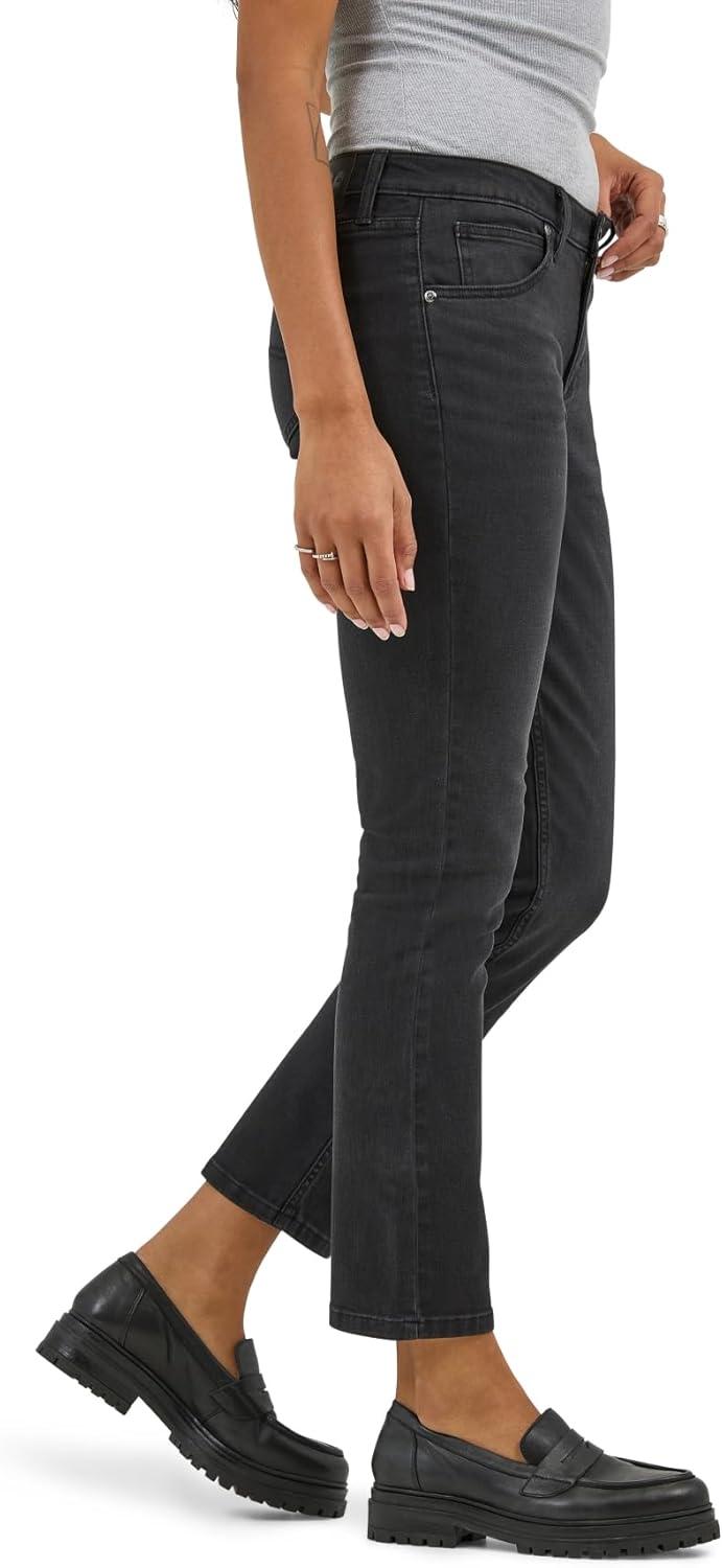 imageLee Womens Legendary 26quot Straight Crop JeanDark Tale
