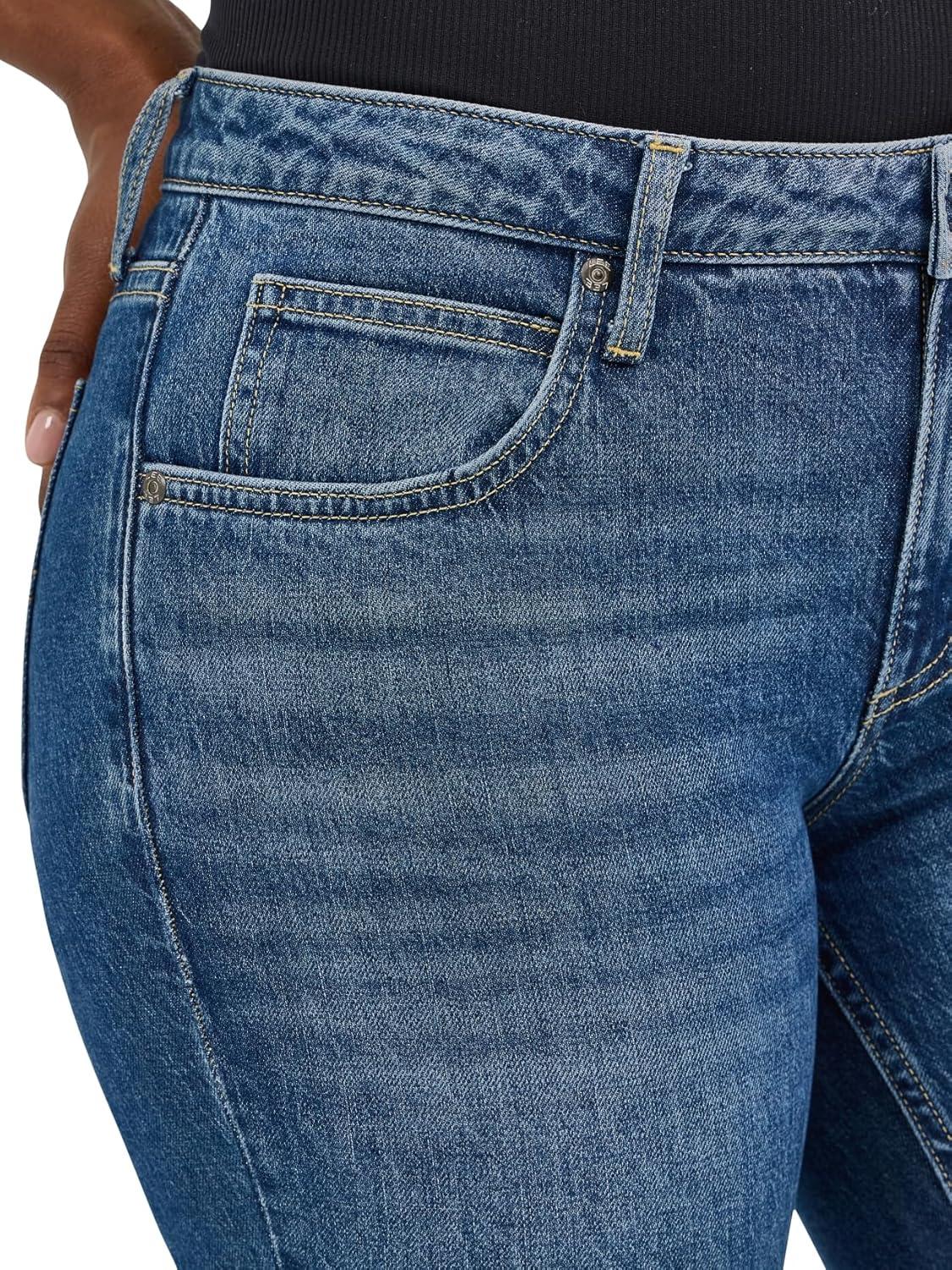 imageLee Womens Legendary 26quot Straight Crop JeanIndigo Quilt