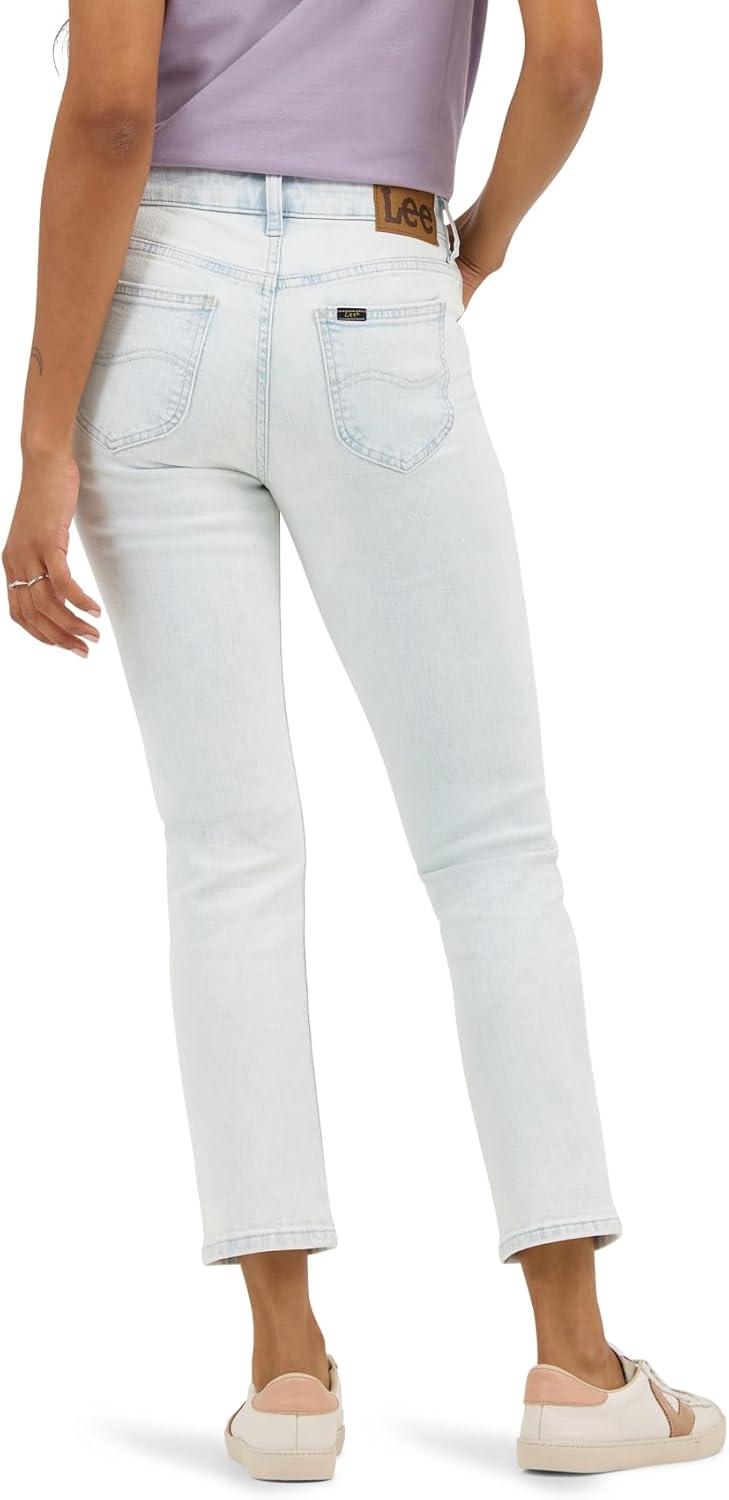imageLee Womens Legendary 26quot Straight Crop JeanMoonlight