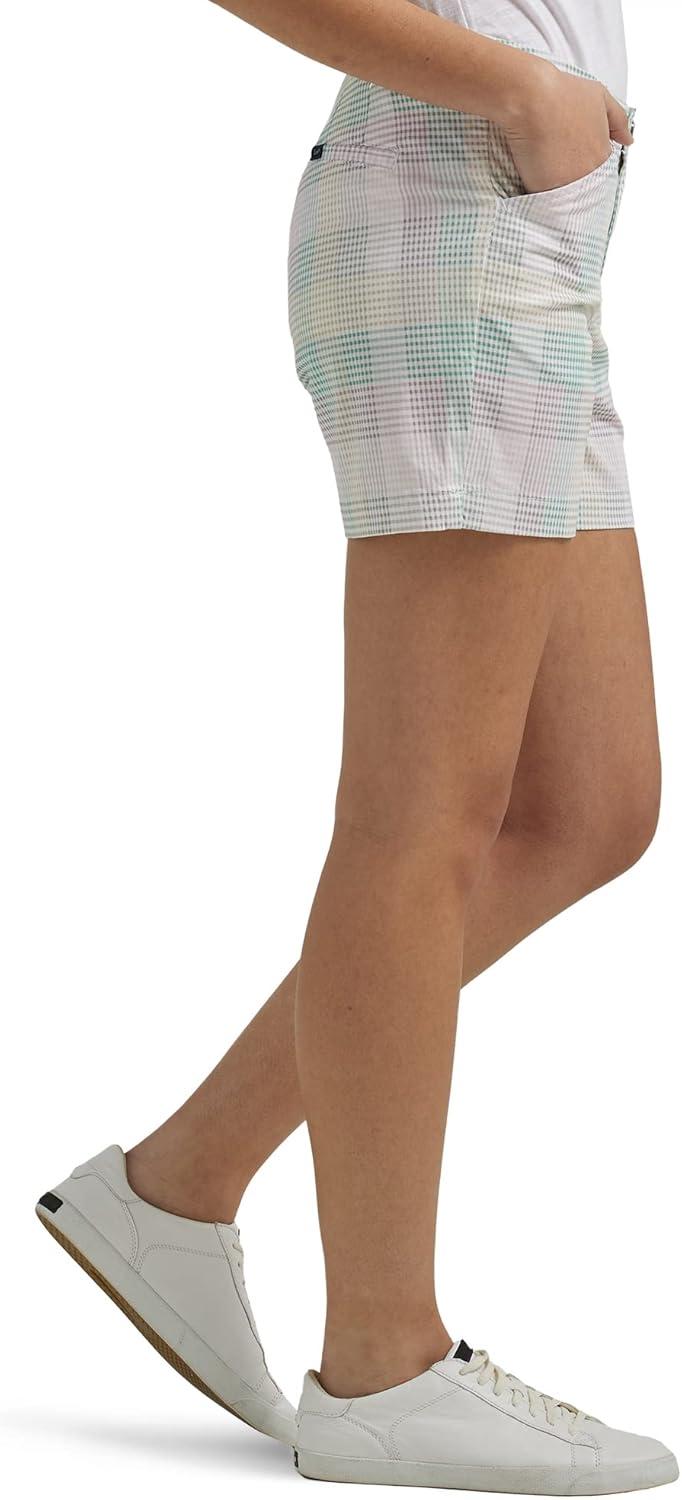 imageLee Womens Legendary 5quot Chino ShortMuted Rainbow Plaid