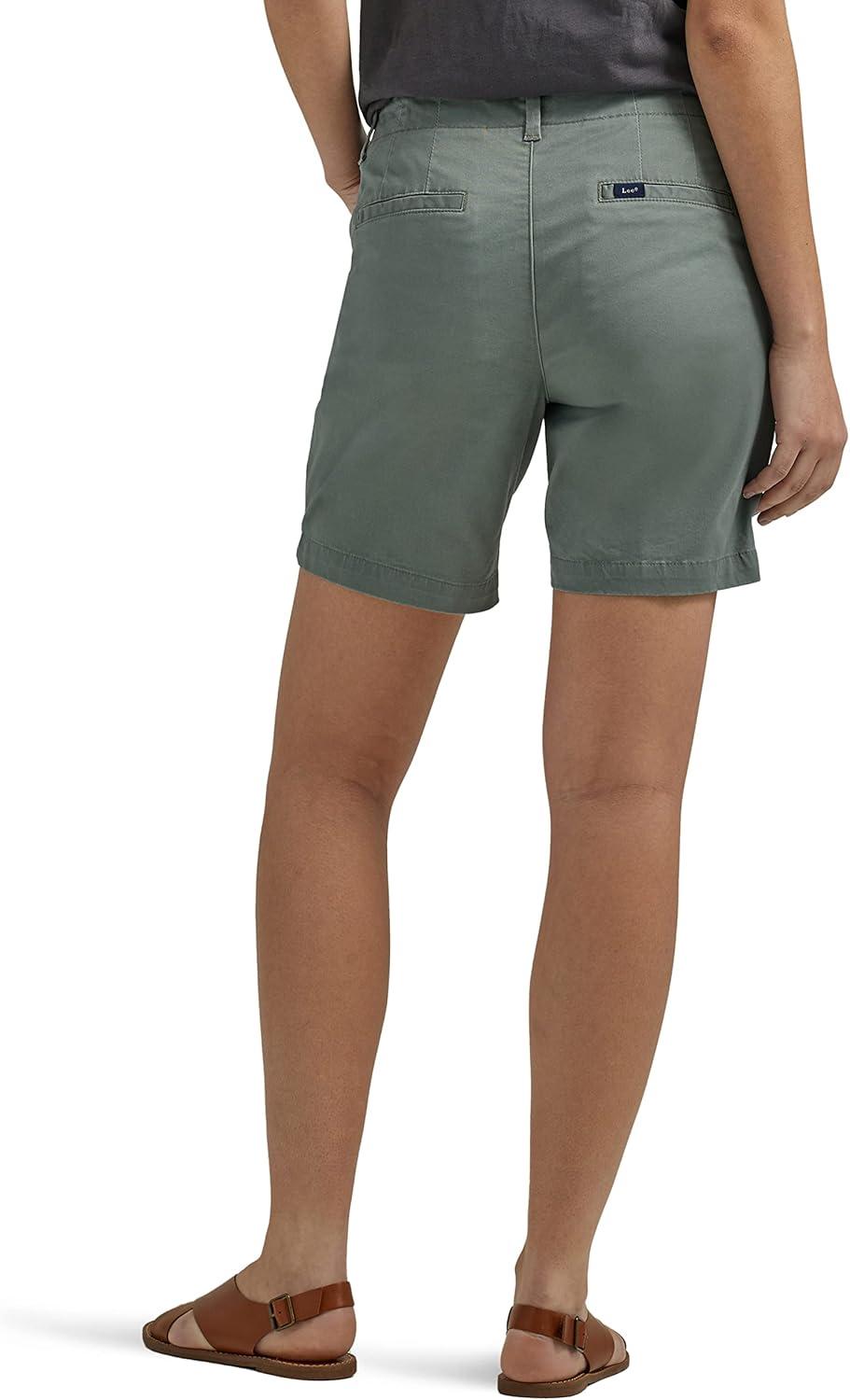 imageLee Womens Legendary 7quot Chino WalkshortFort Green